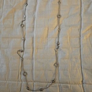 Lia Sophia Silver Geometric Necklace